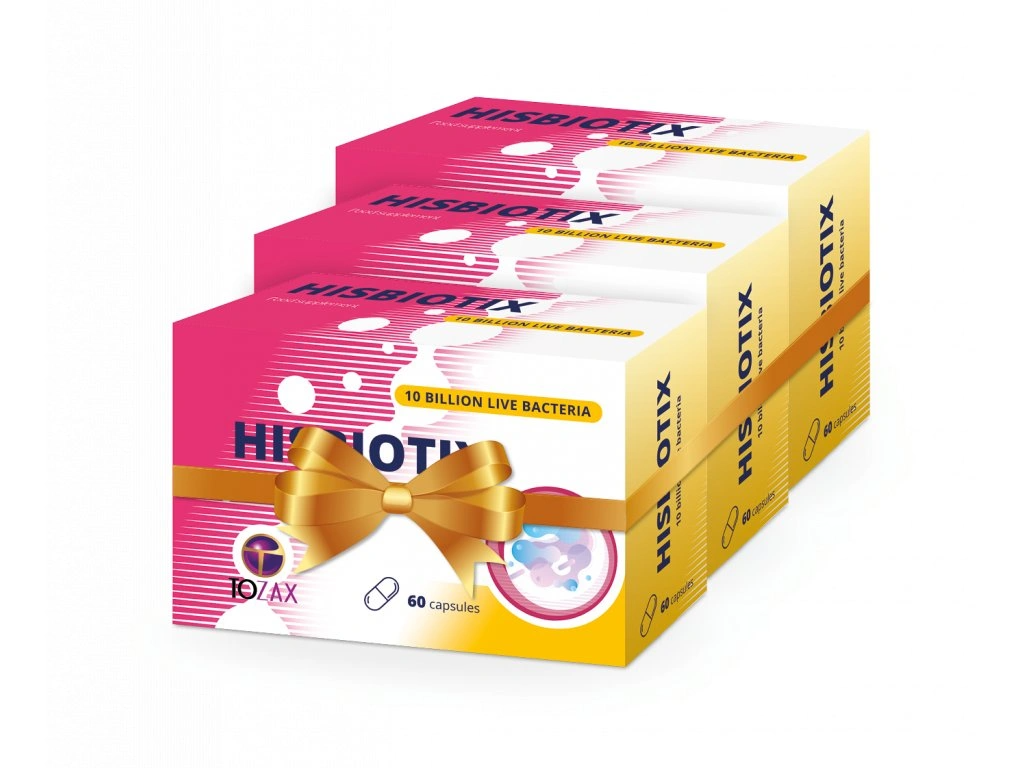 Hisbiotix probiotics 180 capsules  Free shipping on purchases over €69